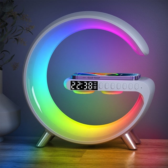 Multifunctional Wireless Charger Alarm Clock Speaker