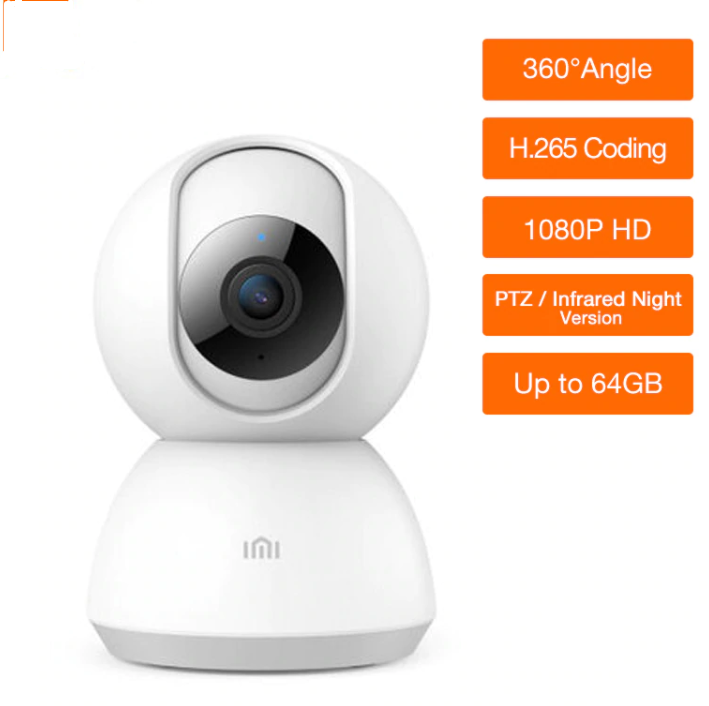 XIAOMI 1080p Smart Camcorder With 360 Degree Night Vision Monitor