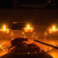 Europe-style Round Hollow Candle Glass