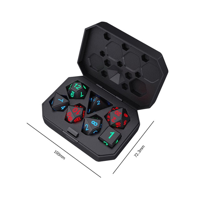 Electronic Luminous LED DND Dice Set