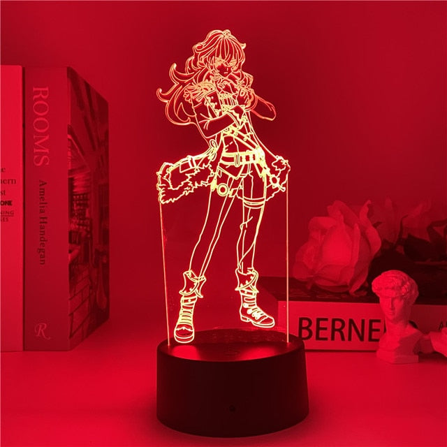 Genshin Impact Night Light 3D Illusion