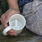 White Middle Finger Mug