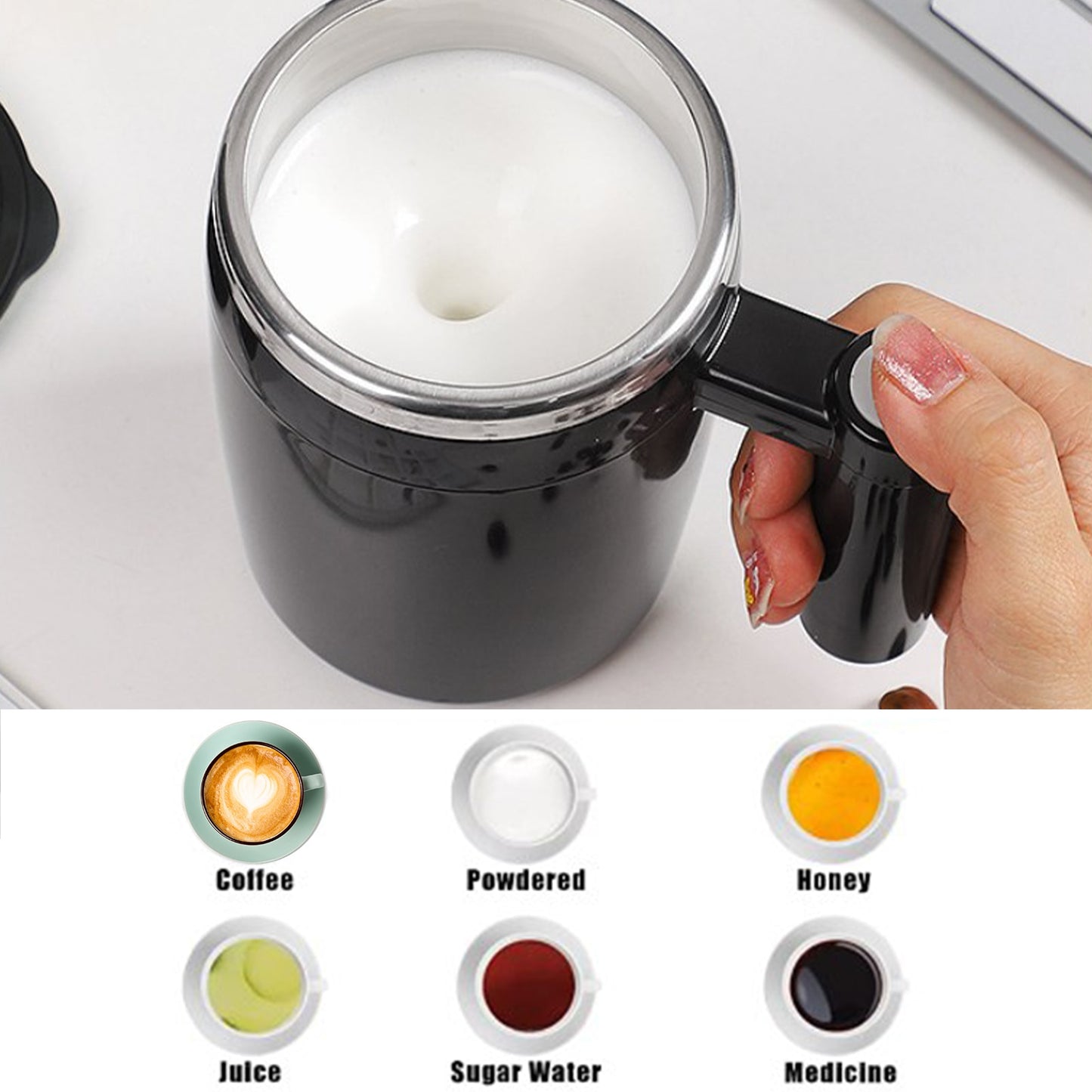 Automatic stirring Coffee Cup