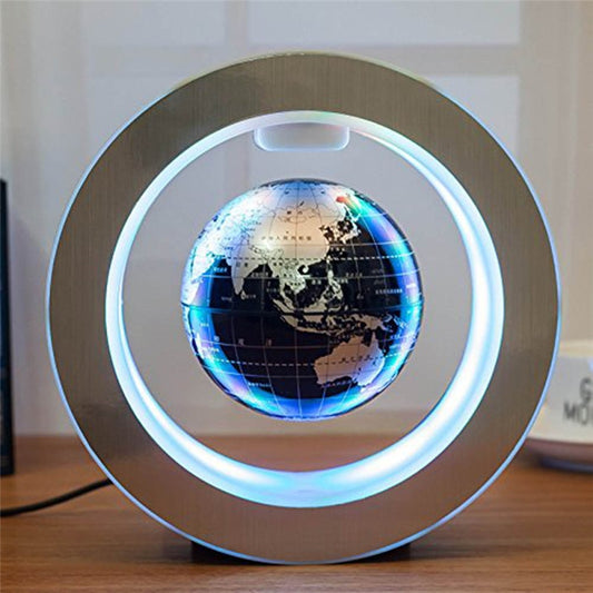 4inch round LED Levitating Rotating Night Lamp