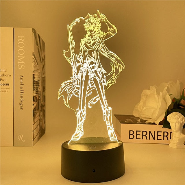 Genshin Impact Night Light 3D Illusion