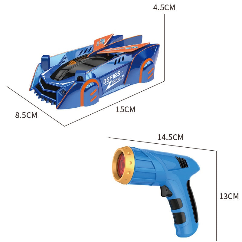 wall driving rc car