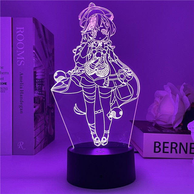 Genshin Impact Night Light 3D Illusion