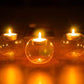 Europe-style Round Hollow Candle Glass